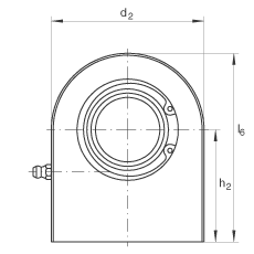 液壓桿端軸承 GF100-DO, 根據 DIN ISO 12 240-4 標準，帶焊接面，需維護